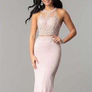 Royal blue prom dress